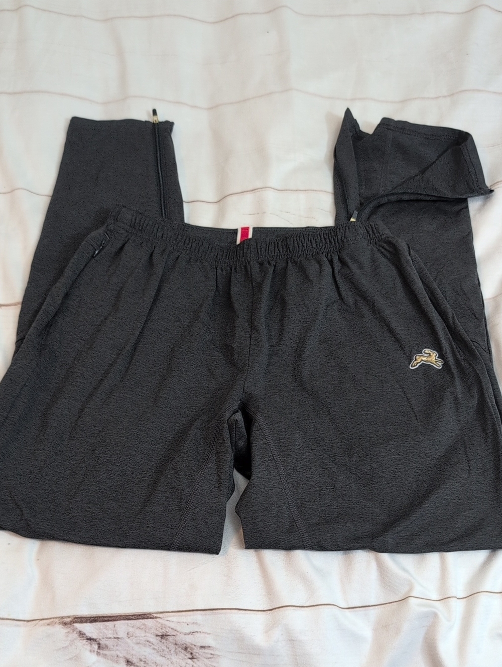 Tracksmith Men’s Session Pants Dark Heather Gray Color size Medium